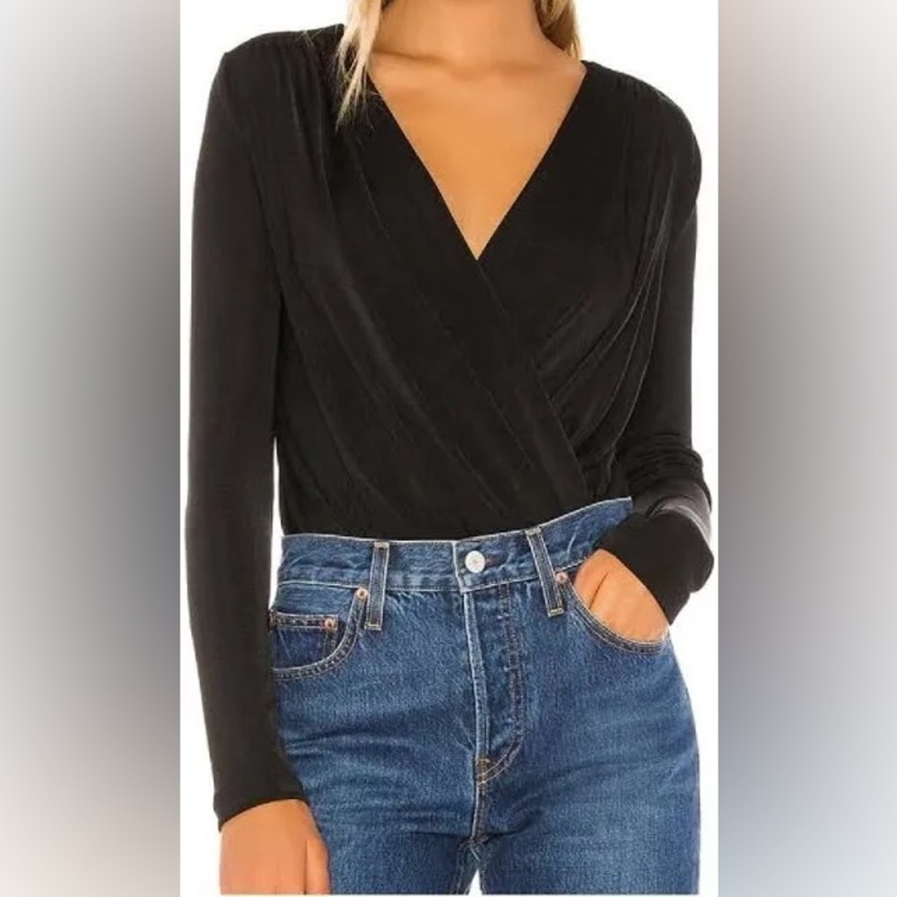 Free People Turnt Bodysuit in Black Size L